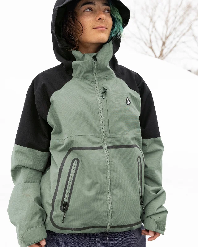 Womens Revna 20K Shell Jacket - Lichen Green