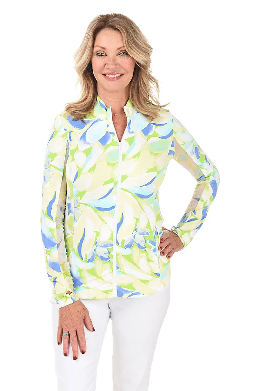 Aquatic Floral UPF50+ Jacket