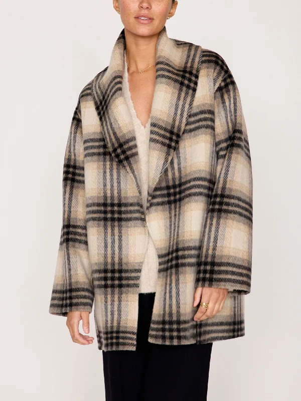 Finley Plaid Coat